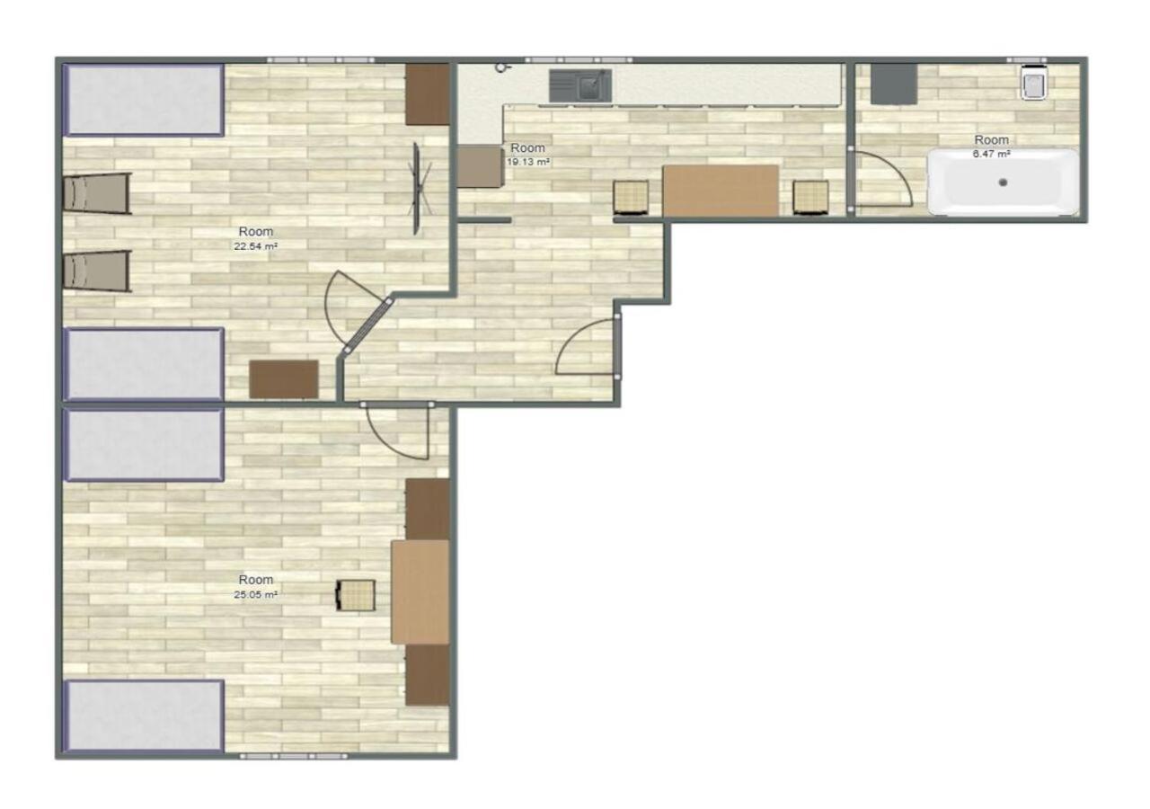 Zentral Gelegenes Apartment In Moenchengladbach Mit W-Lan Exterior photo